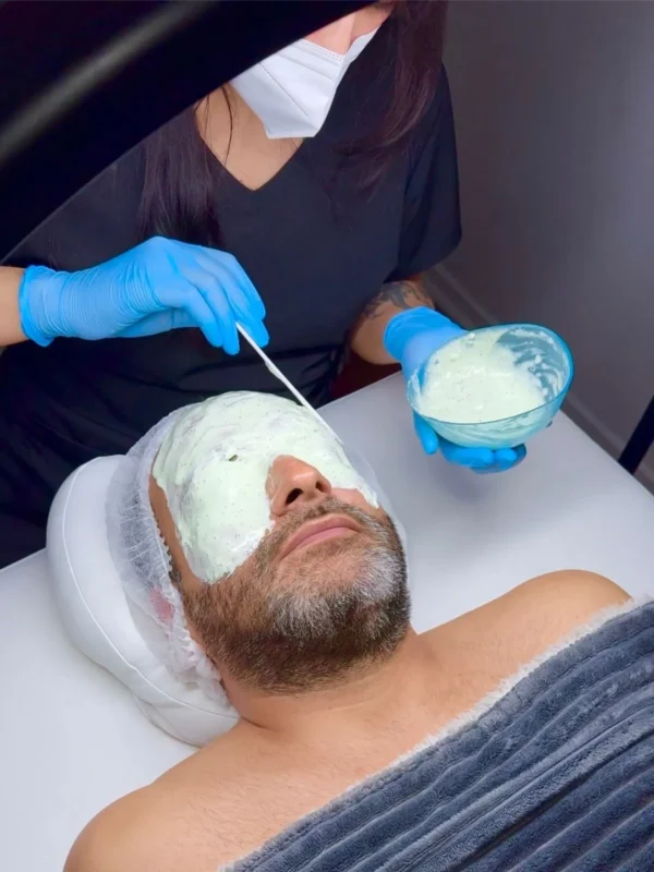 Limpieza facial CASMARA Re6tence en Spazio M, mascarilla fortalecedora.